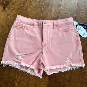 Women’s Distressed Retro Boy Shorts - Size 12